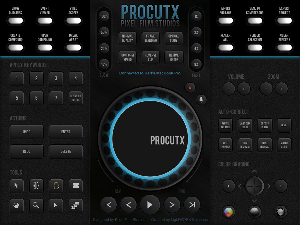 号外！ iPadで FCP-Xをコントロール、ProCutXが今だけ無料